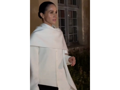 Meghan Markle a făcut o apariție surpriză la primul show de modă Balenciaga, prezentat de Pierpaolo Piccioli.